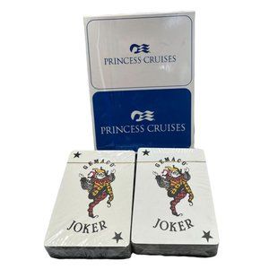 Lot of 4 Decks Princess Cruise Playing Cards All New Sealed Poker Souvenir